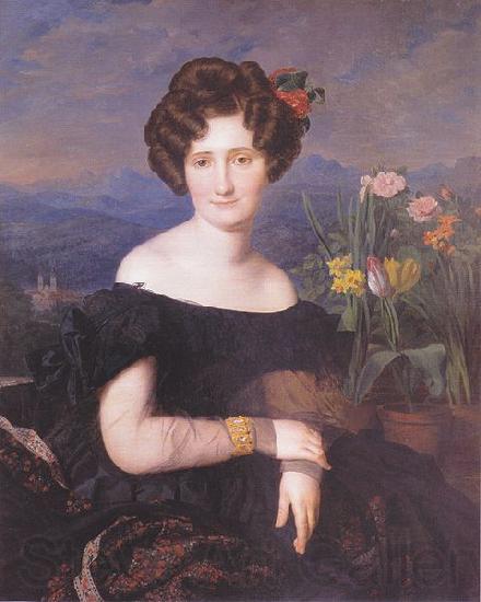Ferdinand Georg Waldmuller Bildnis Johanna Borckenstein Germany oil painting art